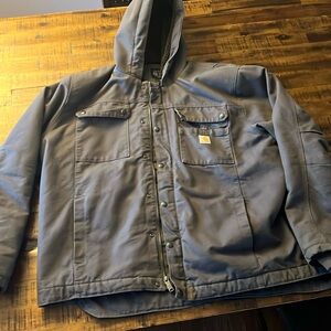 XXL Carhartt Relaxed Fit Fleece Lines Hooded Coat
Model # 0J3826-M